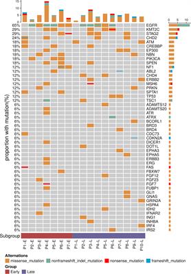 Integrated Multiomics Analyses Revealing Different Molecular Profiles Between Early- and Late-Stage Lung Adenocarcinoma